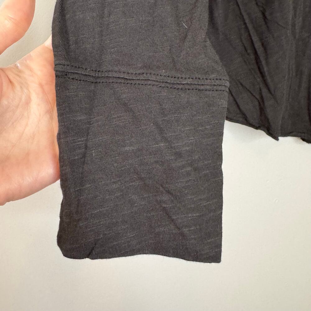 Zella Long Sleeve Top Black Relaxed Fit Crew Neck Women Size XL NWOT - Picture 4 of 9